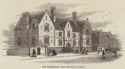 The Birmingham Free Industrial School (metszet) alkotó: English School