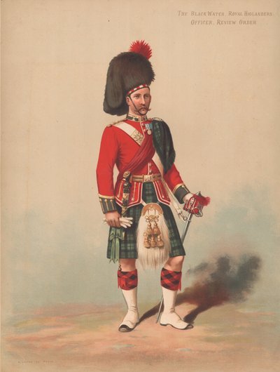 The Black Watch, Royal Highlanders, Tiszt, Review Order alkotó: English School