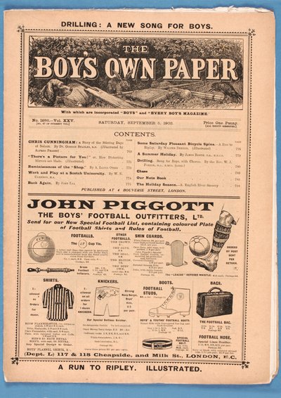 The Boys Own Paper, 1903 (nyomtatott) alkotó: English School
