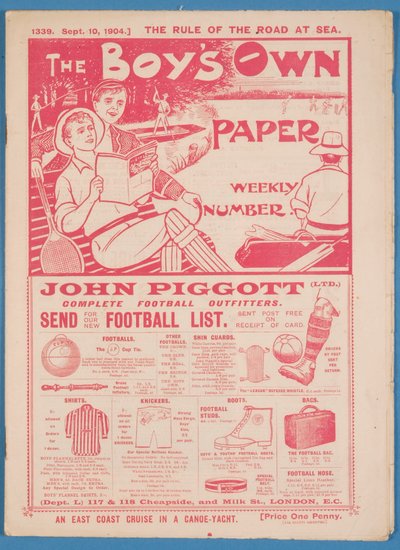 The Boys Own Paper, 1904 (nyomtatott) alkotó: English School