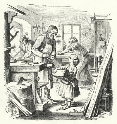 Az összetört bölcső (metszet) alkotó: English School