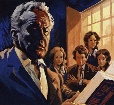 A Bronte család jól képzett, de nem szeretve nőtt fel alkotó: English School
