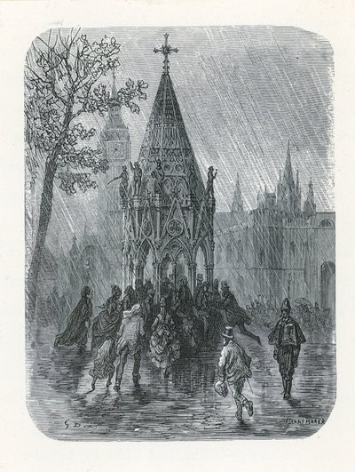 A Buxton Memorial ivókút, St Margarets Westminster alkotó: English School