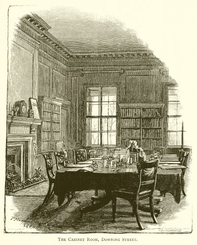 A kabinet szoba, Downing Street alkotó: English School