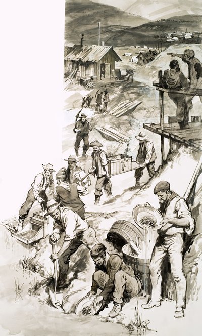 A kaliforniai aranyláz alkotó: English School