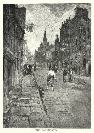 The Canongate (metszet) alkotó: English School