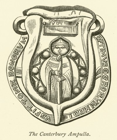 A Canterbury Ampulla (metszet) alkotó: English School