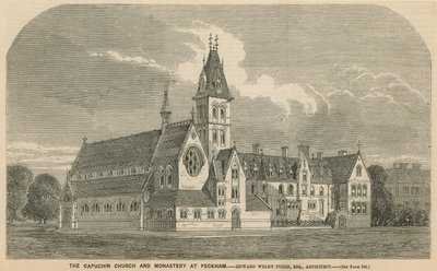A kapucinus templom és kolostor Peckhamban alkotó: English School