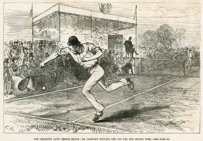 A Champion Lawn Tennis Match: Hartley úr másodszor nyerte meg a kupát alkotó: English School