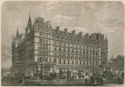 A Charing-Cross pályaudvar és szálloda alkotó: English School
