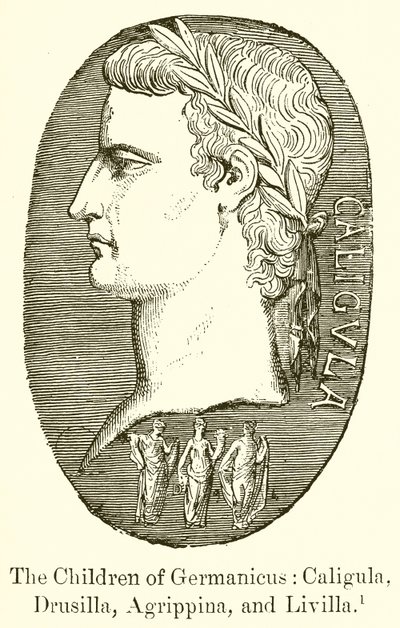 Germanicus gyermekei: Caligula, Drusilla, Agrippina és Livilla alkotó: English School
