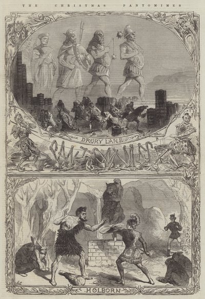 A karácsonyi pantomimok (metszet) alkotó: English School