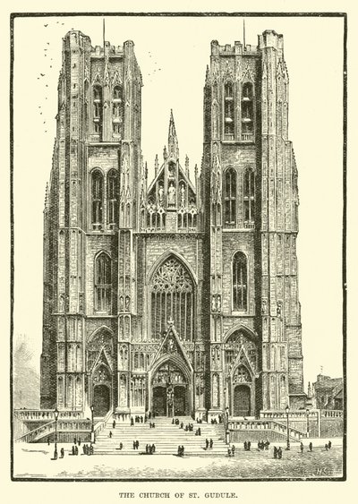 A Szent Gudule templom alkotó: English School