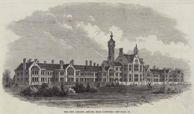 A City Lunatic Asylum, Dartford közelében alkotó: English School