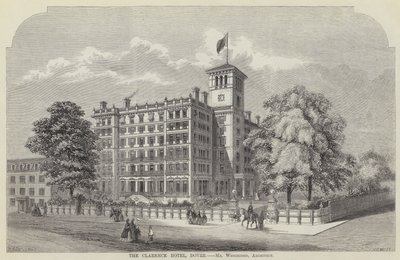 The Clarence Hotel, Dover (metszet) alkotó: English School