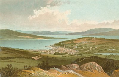 A Clyde und Rothesay-öböl a Barone Hilltől alkotó: English School