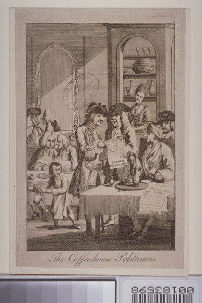 A kávéházi politikusok, 1772 alkotó: English School