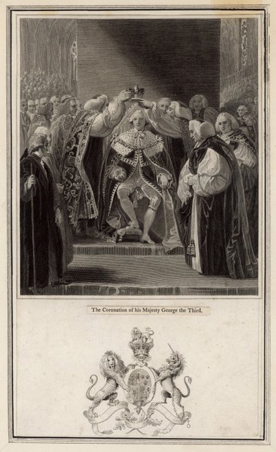 György őfelsége megkoronázása III alkotó: English School