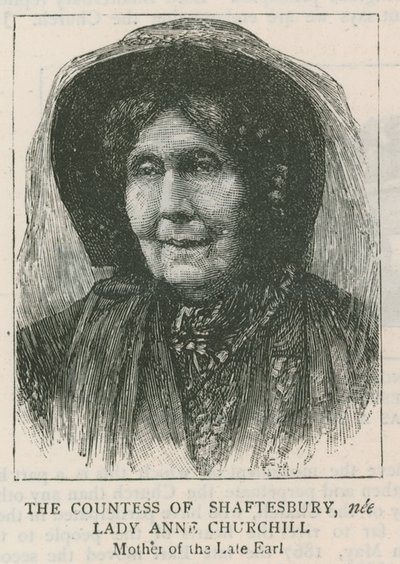 Shaftesbury grófnője, szül. Lady Anne Churchill alkotó: English School
