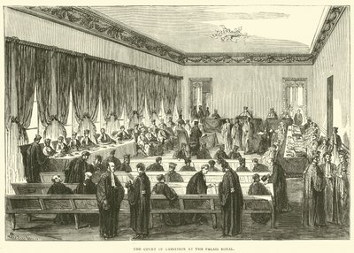 A Semmítőszék a Palais Royalban, 1871. május alkotó: English School