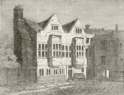 The Court of Star Chamber, Westminster, William Hickman Smith Aubrey (1858-1916) „Anglia nemzeti és hazai története” című könyvéből, London, 1890 körül. alkotó: English School