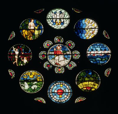 A Teremtés ablak, Philip Webb, William Morris és Edward Burne-Jones, 1861 alkotó: English School