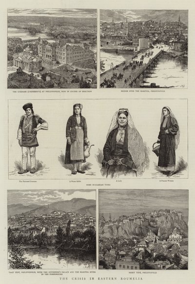 A válság Kelet-Rouméliában (metszet) alkotó: English School
