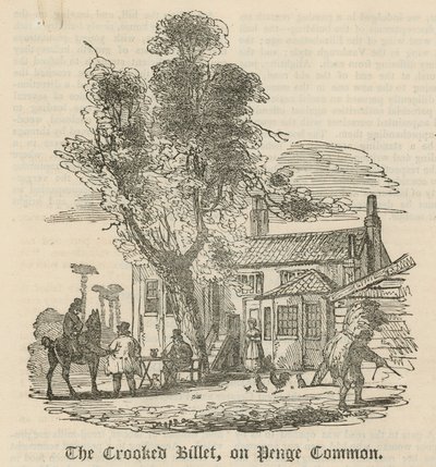 The Crooked Billet a Penge Commonon, Londonban alkotó: English School