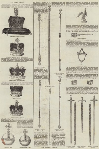 A koronaékszerek (metszet) alkotó: English School