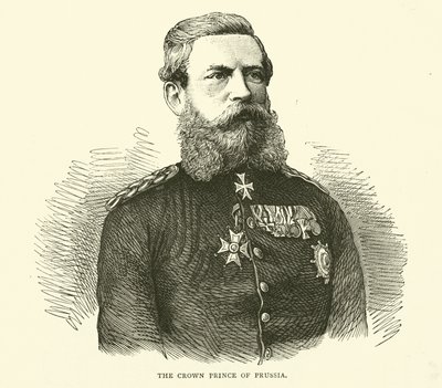 A porosz koronaherceg, 1870. augusztus alkotó: English School