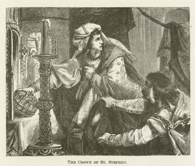 Szent István koronája alkotó: English School