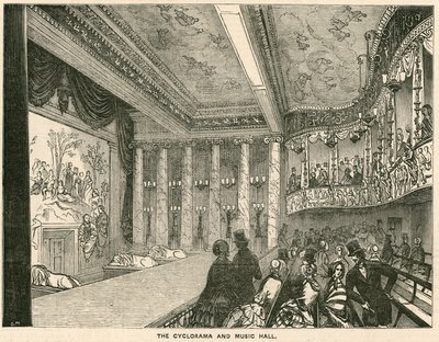 A Cyclorama és a Music Hall a Colosseumban, Londonban alkotó: English School