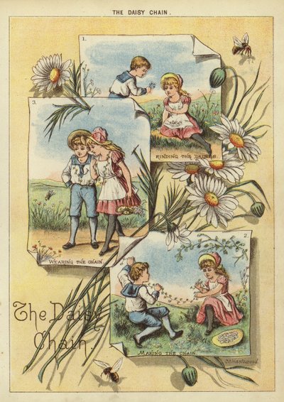 Százszorszép lánc (chromolitho) alkotó: English School