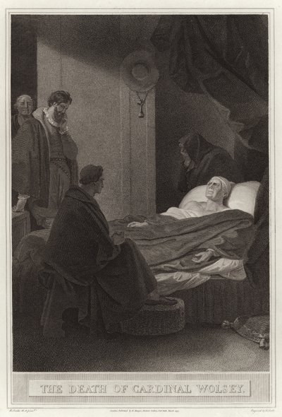 Wolsey bíboros halála alkotó: English School