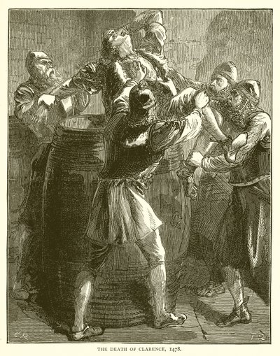 Clarence halála, 1478 alkotó: English School