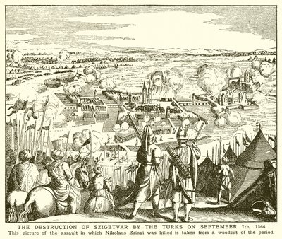 Szigetvár török pusztítása 1566. szeptember 7-én alkotó: English School