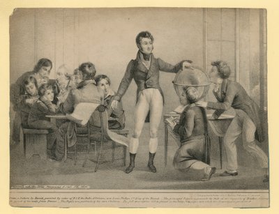 A dorleansi herceg tanári minőségében alkotó: English School