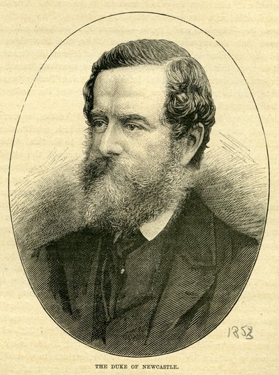 Newcastle hercege (1811-64) alkotó: English School