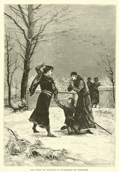 Rutland hercegét Clifford meggyilkolja alkotó: English School