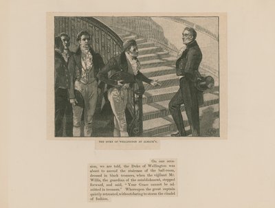 Wellington hercege Almacksban alkotó: English School