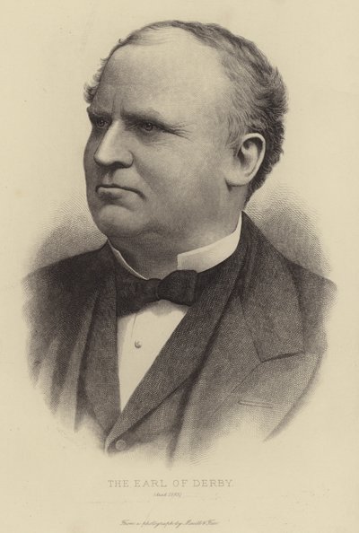 Derby grófja, meghalt 1893-ban alkotó: English School