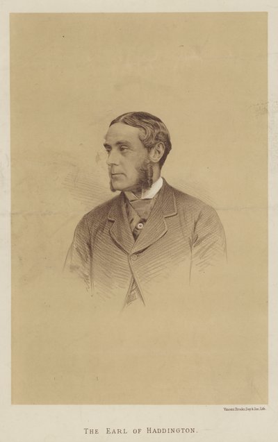 Haddington grófja (litho) alkotó: English School