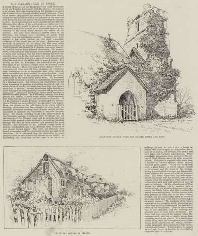 Földrengés Essexben (litho) alkotó: English School