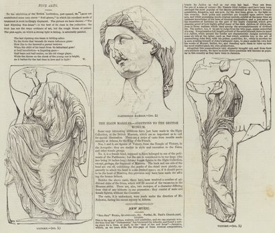 The Elgin Marbles (metszet) alkotó: English School