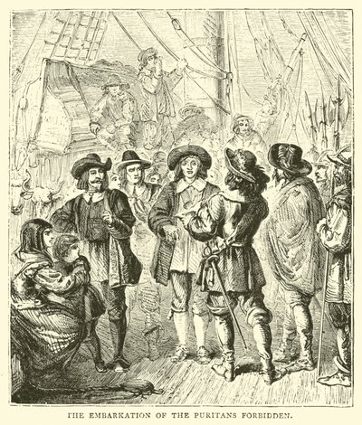A puritánok beszállása tilos alkotó: English School