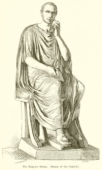 Decius császár. (A Capitolium szobra) alkotó: English School