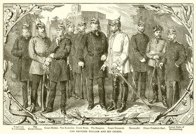 Vilmos császár és főnökei alkotó: English School