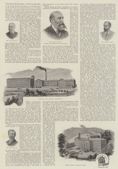 The English Sewing Cotton Company (metszet) alkotó: English School