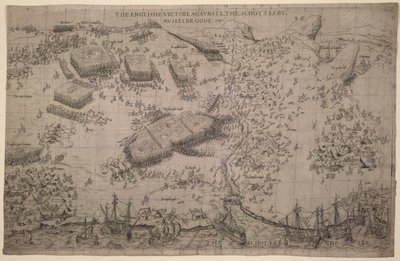 „Muskelbroghe angol győzelme Schotték ellen” 1547 (metszet) alkotó: English School
