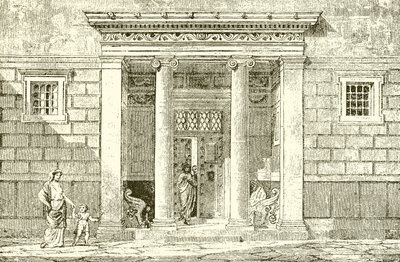 Az athéni nemesi ház bejárata alkotó: English School